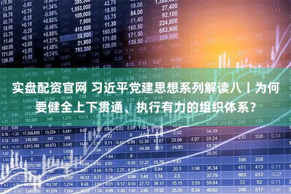 实盘配资官网 习近平党建思想系列解读八丨为何要健全上下贯通、执行有力的组织体系?